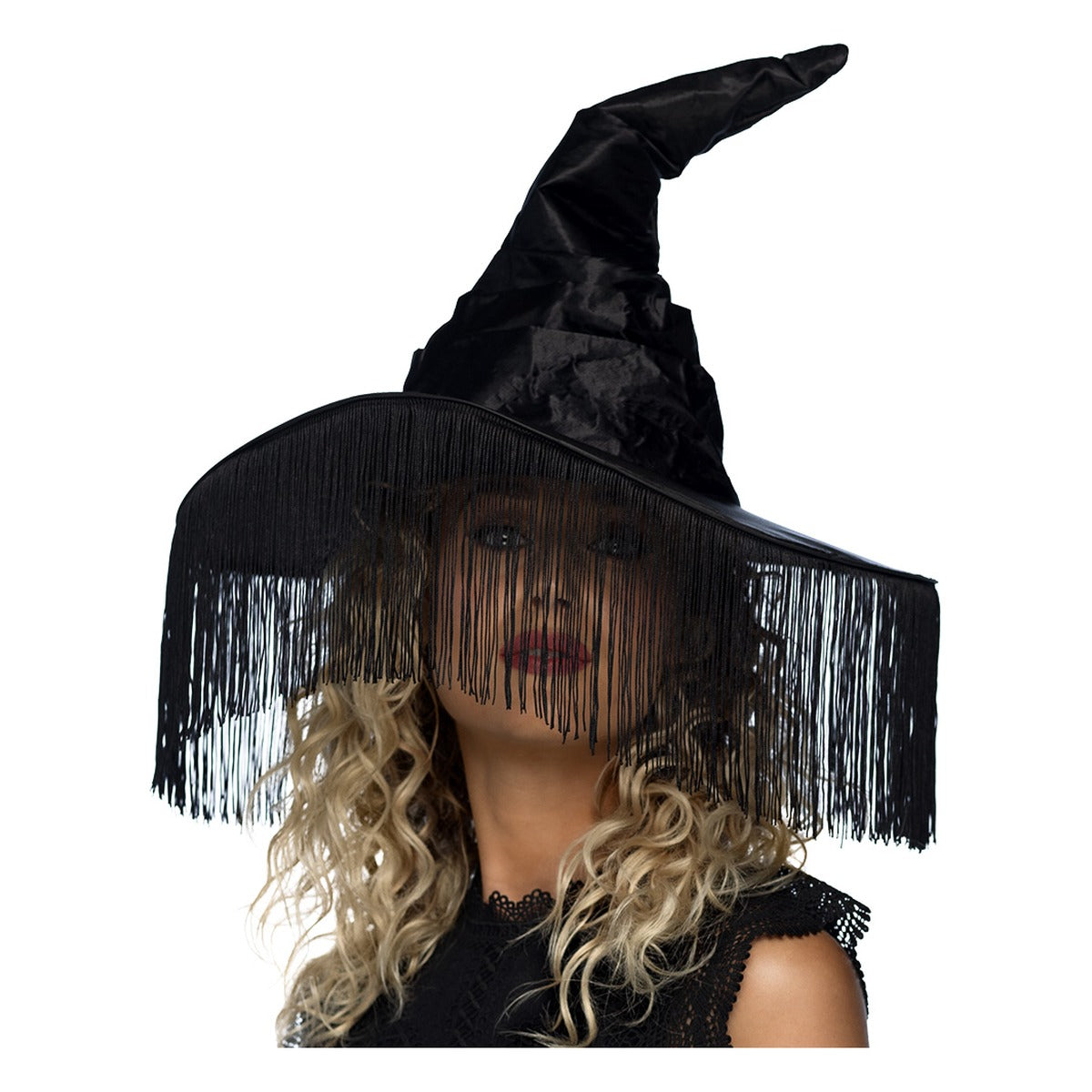 Sombrero de Bruja Wicca con Flecos
