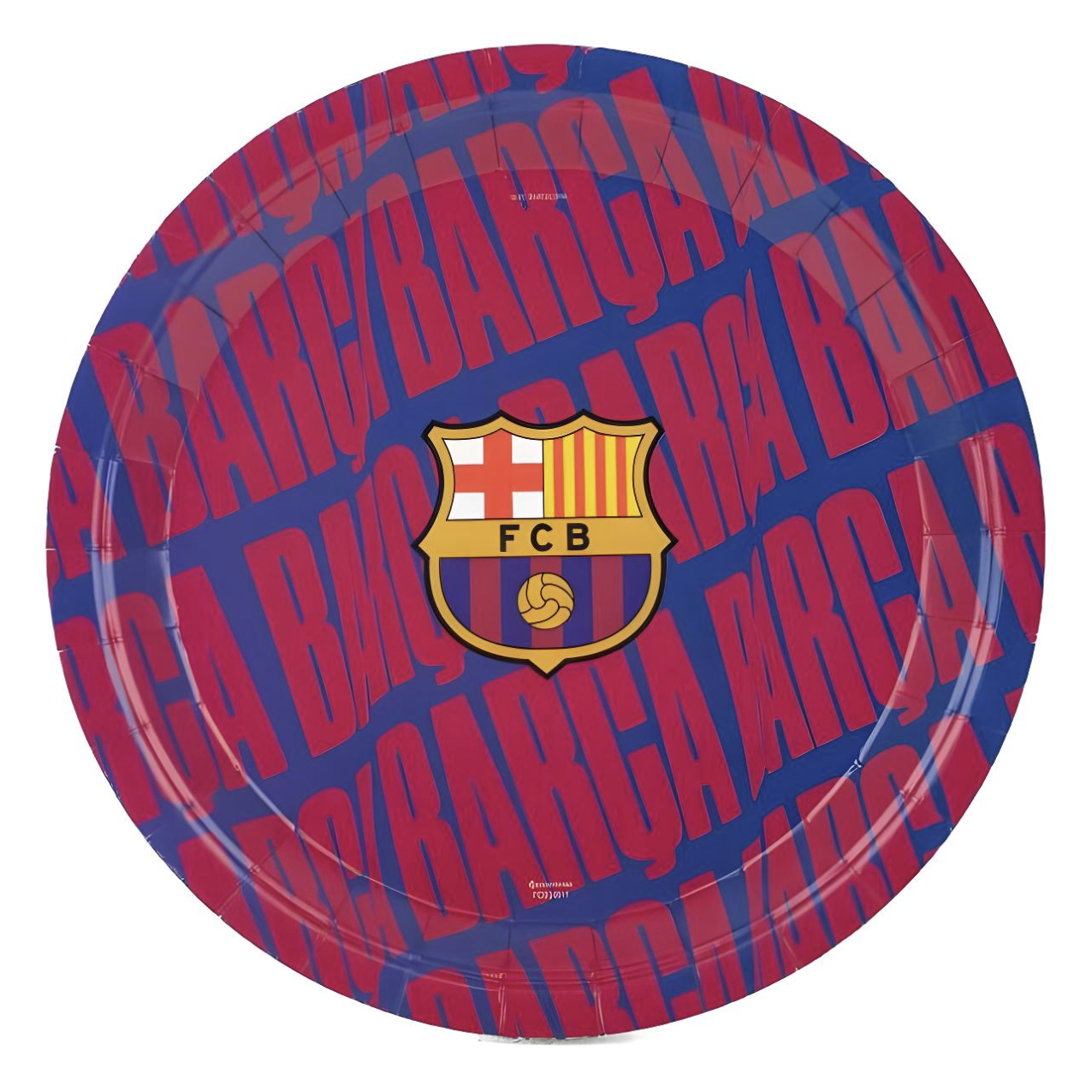 Platos Cartón FC Barcelona 8 uds