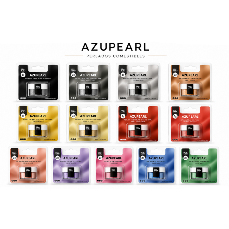 Azupearl Colorante en Polvo Perlado 3 g