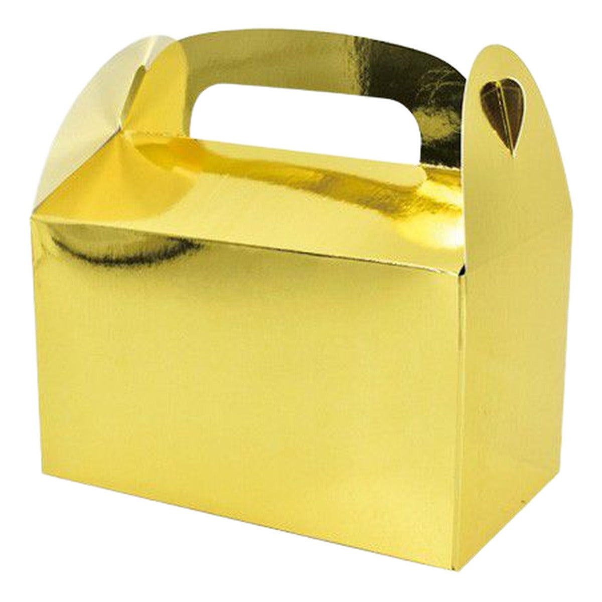 Cajas de Regalo Metalizadas con Asa 16 x 15,5 x 9,5 cm 2 uds