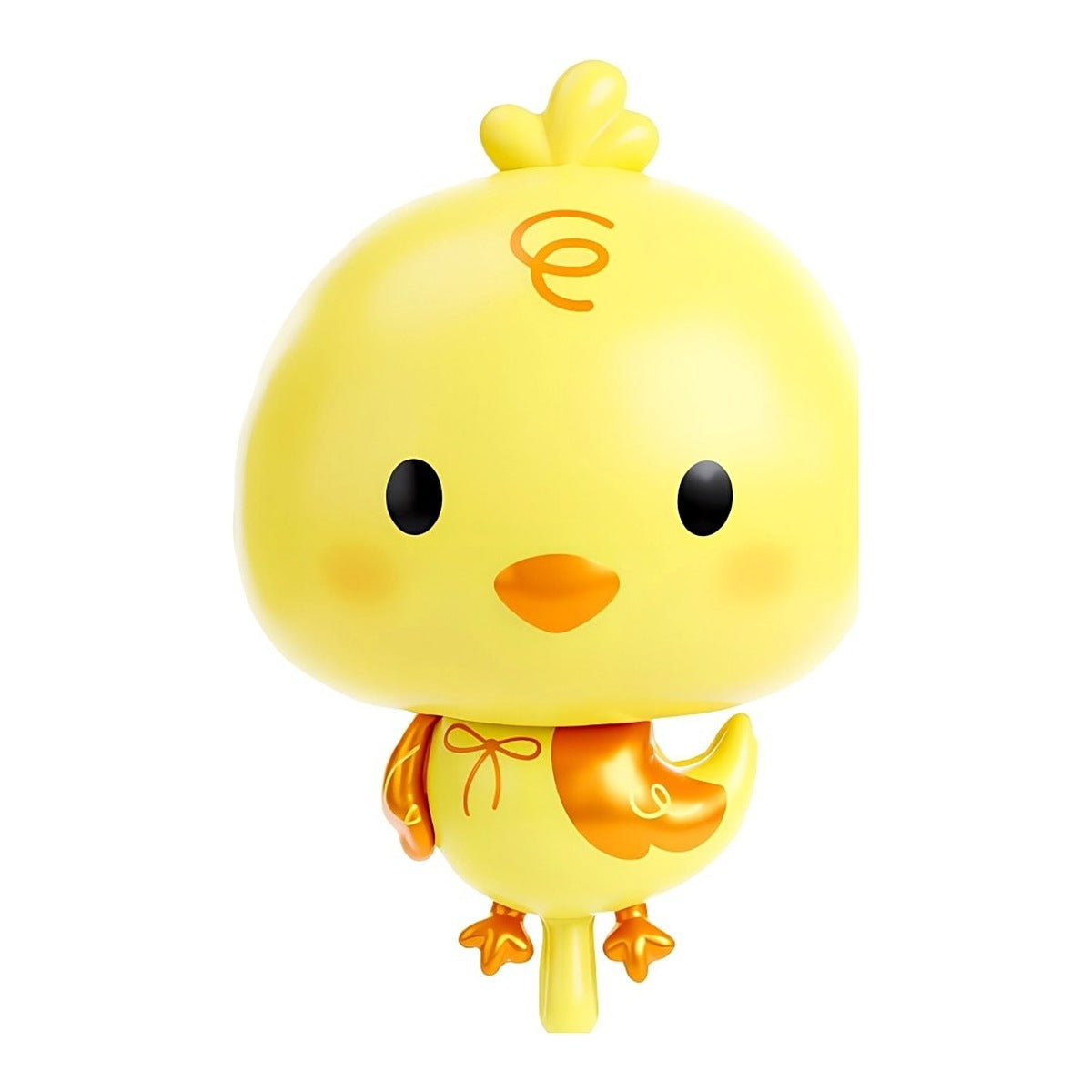 Globo Foil Pollito Amarillo 50,5 x 78,5 cm