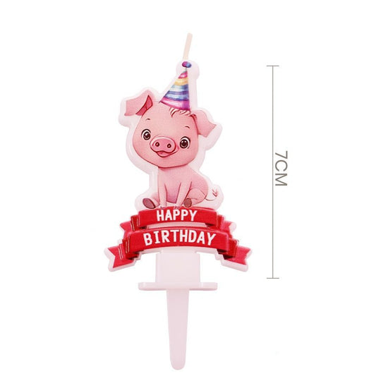 Vela Cerdito 7cm