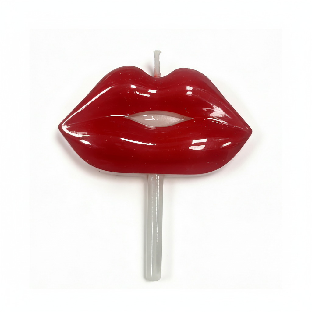 Vela Labios - Decorativa Cumpleaños