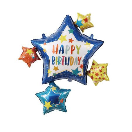 Globo Foil Estrella de Cinco Puntas 85×97 cm