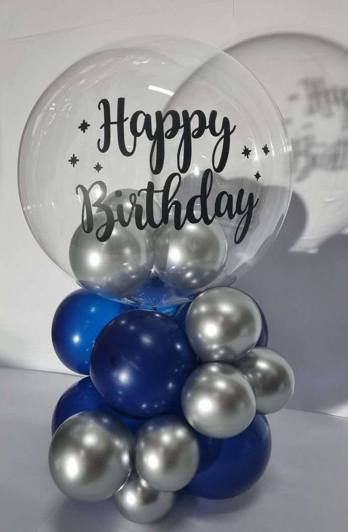 Bouquet de globo burbuja en Combinación Personalizado | Decoración a Medida - imagen 2