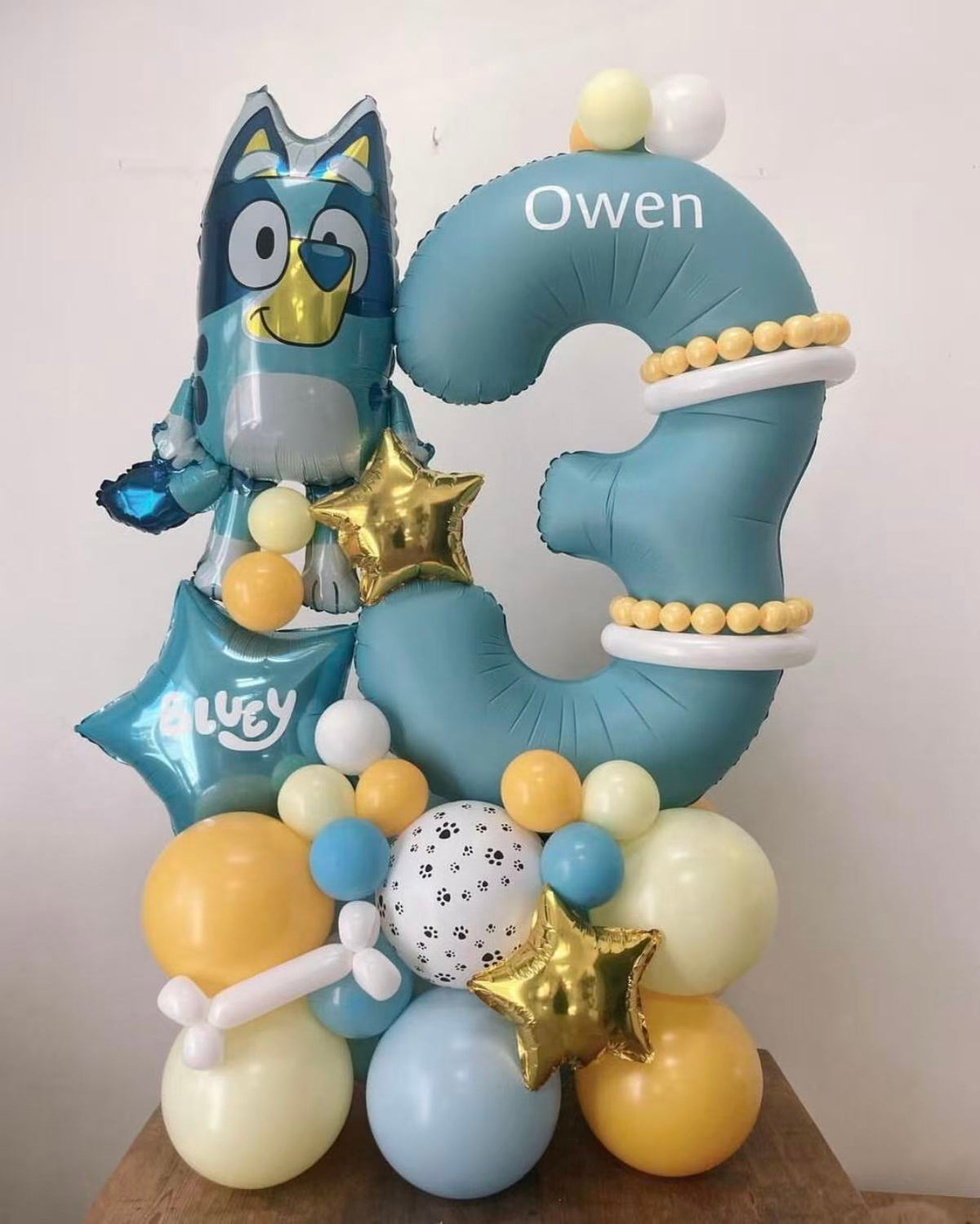 Globos personalizados con temática de dibujos animados