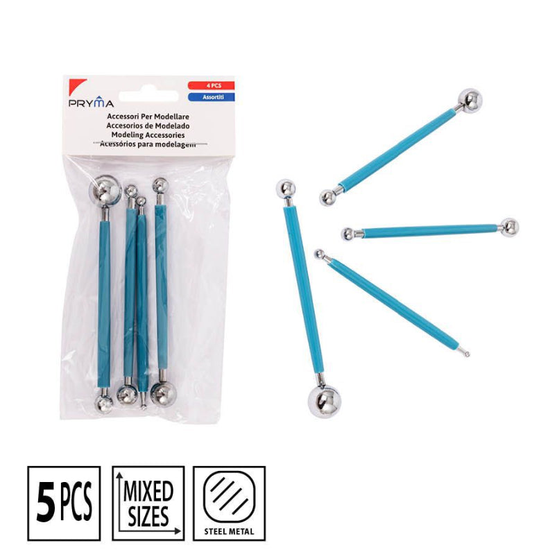 Bolillos de Modelado para Fondant 4 uds