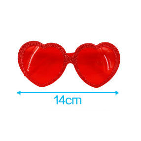Gafas Corazón Rojas Sin Lentes