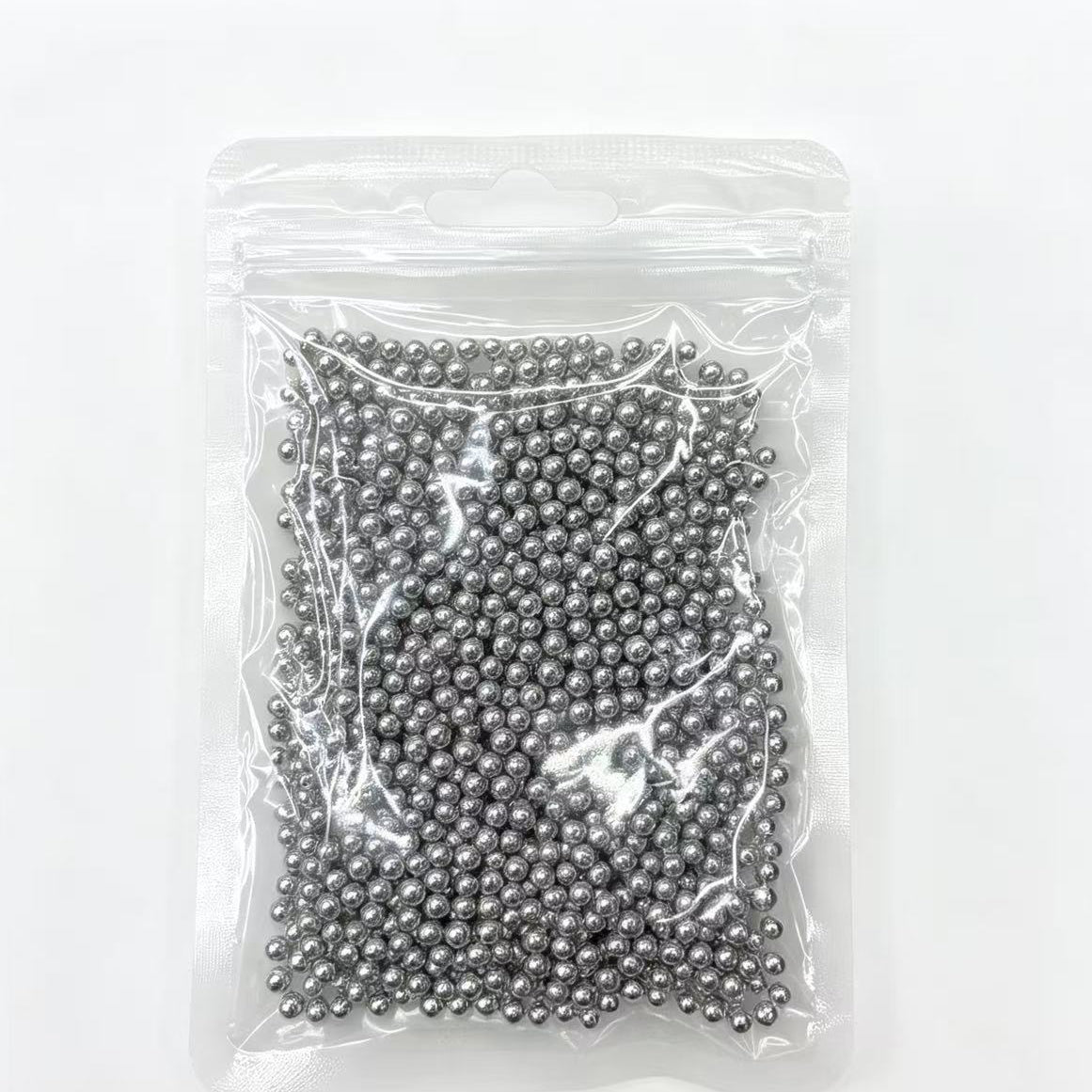 Perlas de azúcar plateadas para decorar tartas 50g