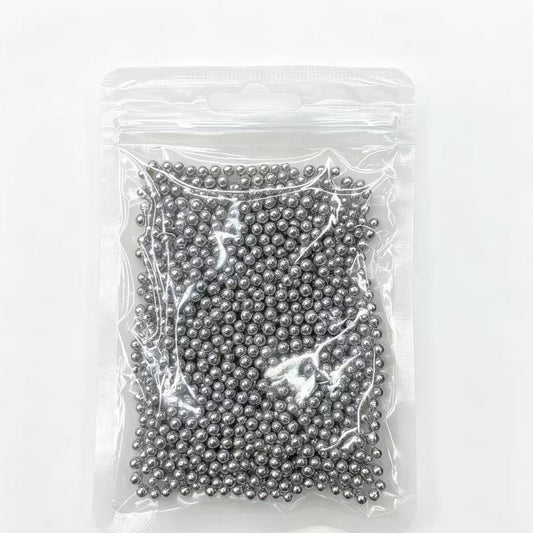 Perlas de azúcar plateadas para decorar tartas 50g - Pequeño - imagen 2