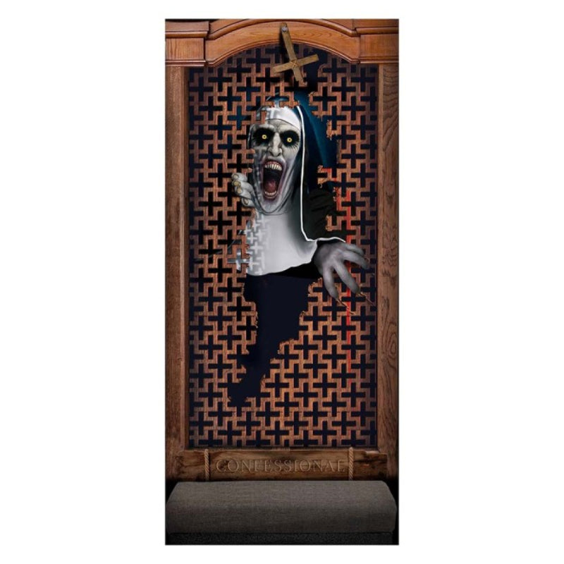 Vinilo Decorativo Puerta Confesionario Halloween 80 x 180 cm