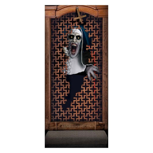 Vinilo Decorativo Puerta Confesionario Halloween 80 x 180 cm