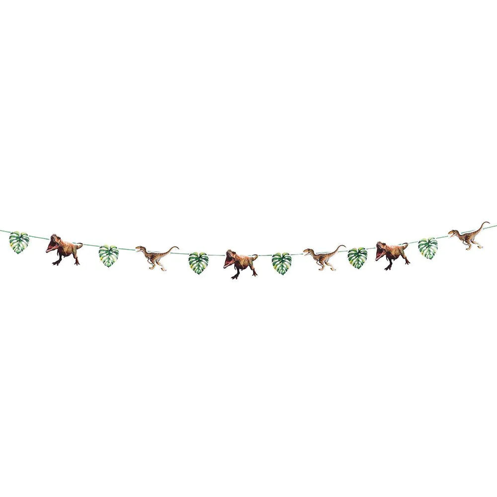 Guirnalda Dinosaurios 3m Decoracion Fiesta Cumpleanos Infantil
