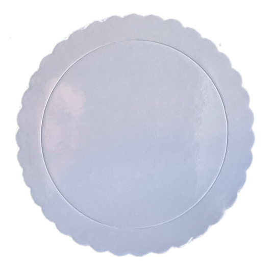 Disco Extrafuerte Blanco para Tartas