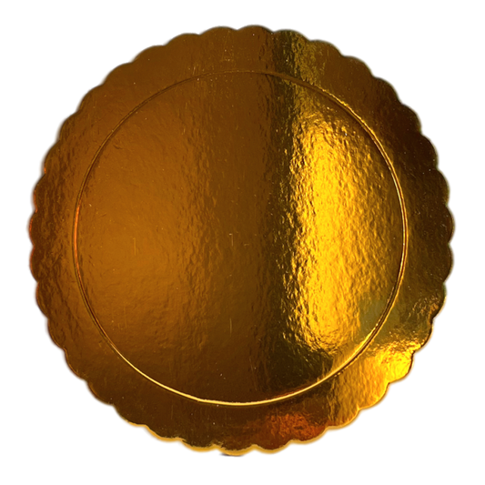 Disco Extrafuerte Dorado para Tartas