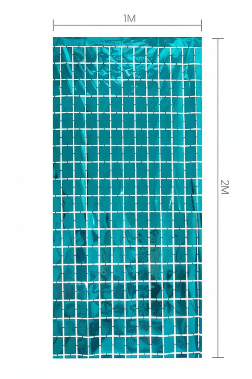 Cortina de Lentejuelas Cuadradas 1×2 m