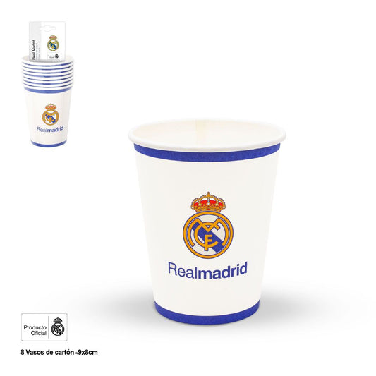Vasos Real Madrid Master 8 uds