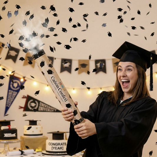 Cañón Confetti Graduación 40cm