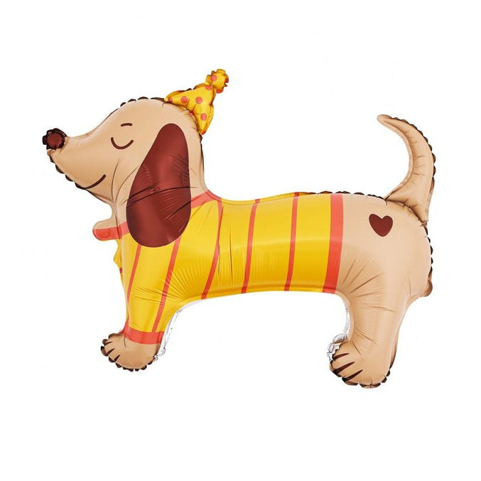 Globo Foil Perro Salchicha 63×83 cm