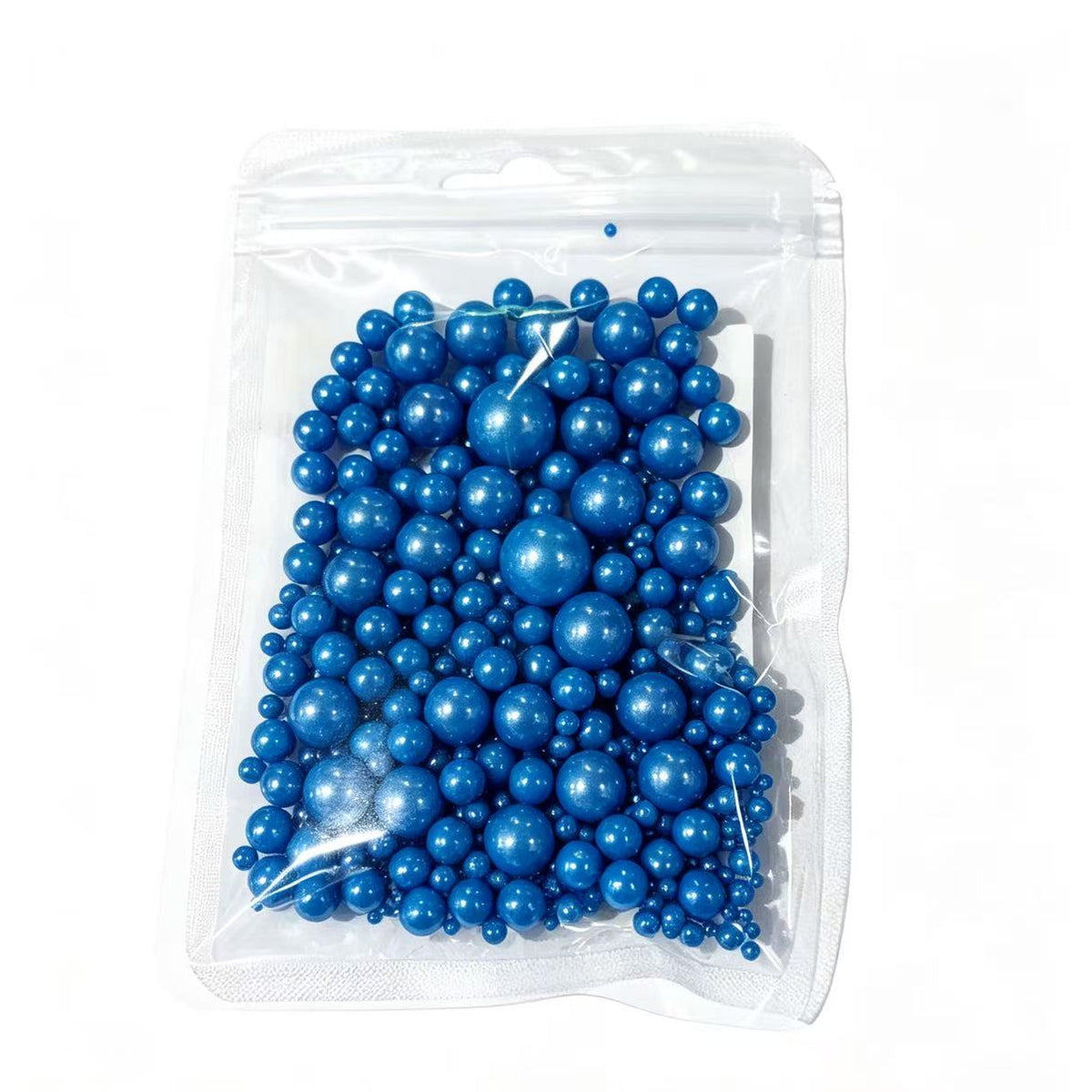 Perlas de azúcar azul oscuro mixtas para decorar tartas 50g