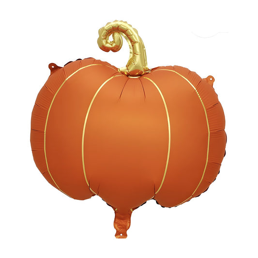 Globo Foil Calabaza Naranja Mate 63 cm