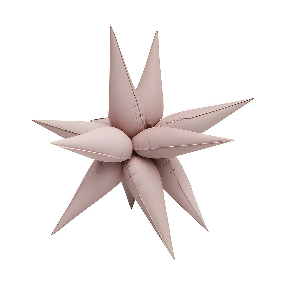 Globo Foil Estrella 3D Mate 76 cm Rosa