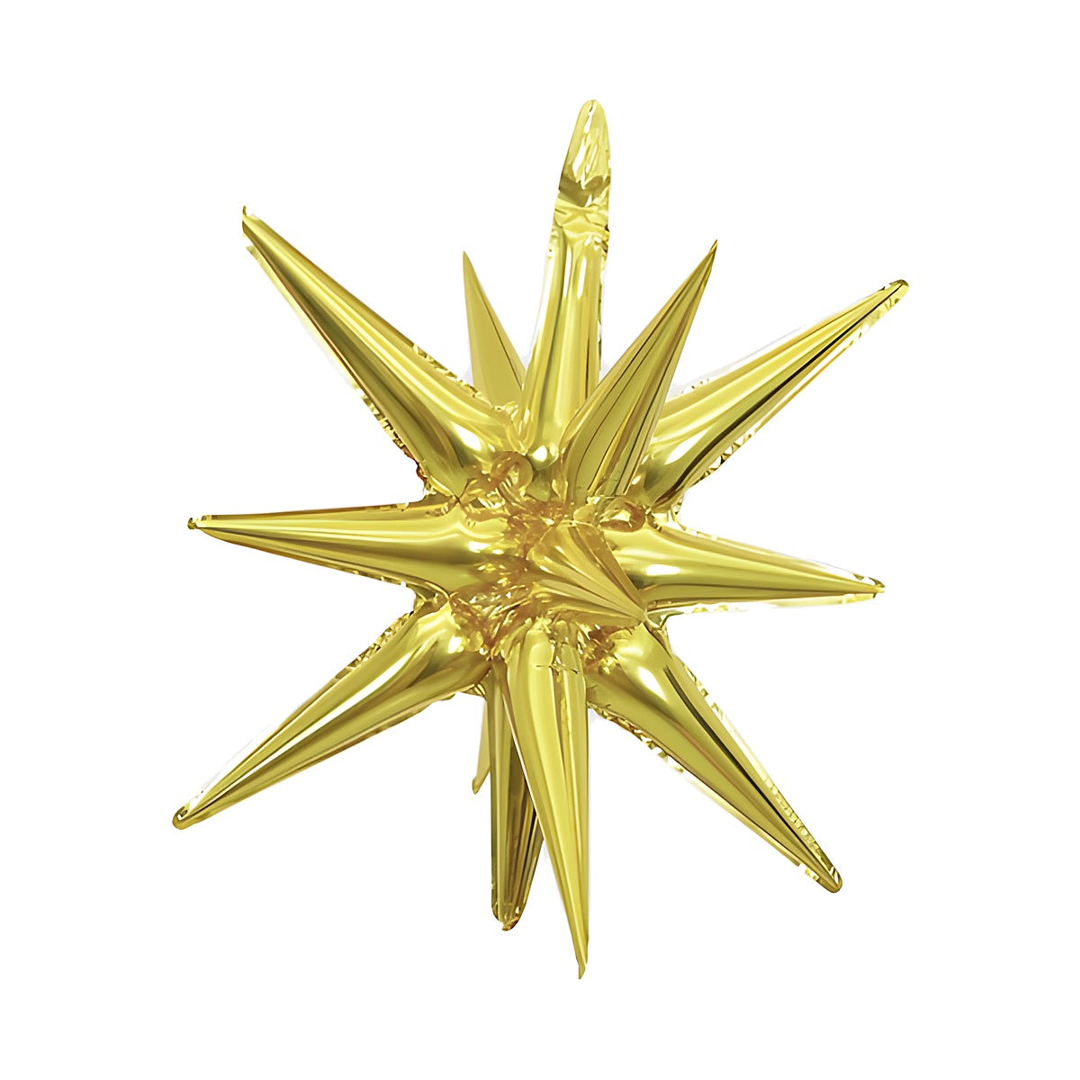 Globo Foil Estrella 3D Metalizada 54 cm Oro