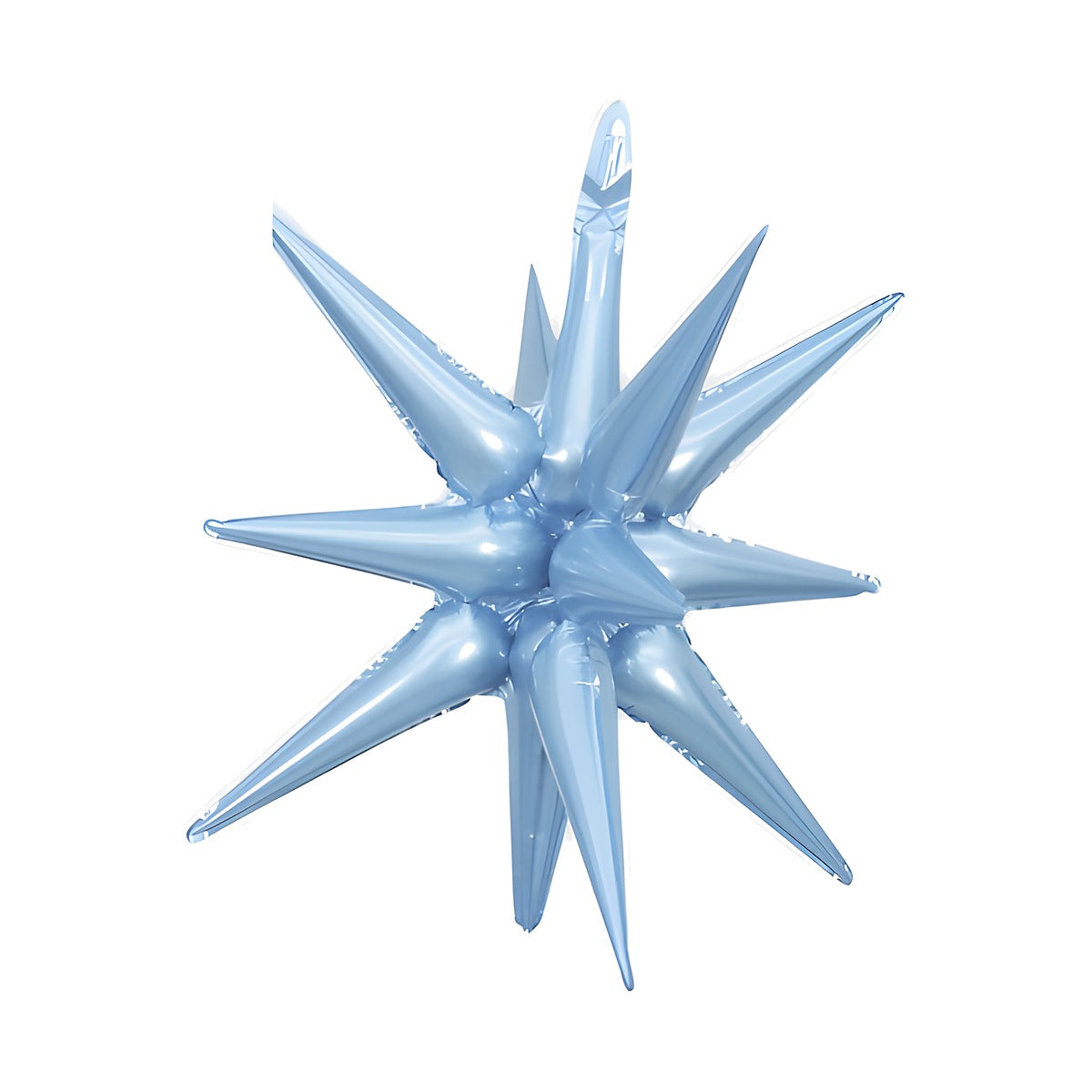 Globo Foil Estrella 3D Metalizada 54 cm Celeste