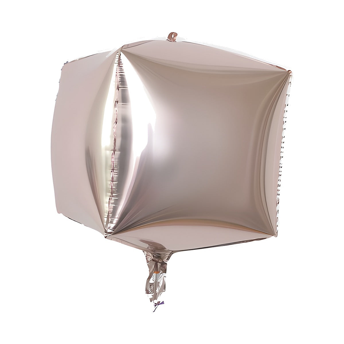 Globo Foil 4D Cuadrado 60 cm Oro Rosa