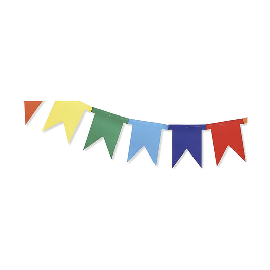 Guirnalda Banderines Papel Multicolor 3 m