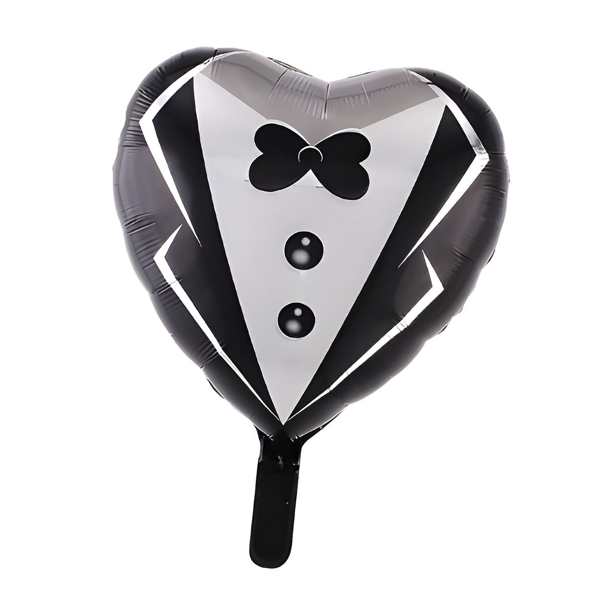 Globo Foil Corazón Torso Novio 43 cm