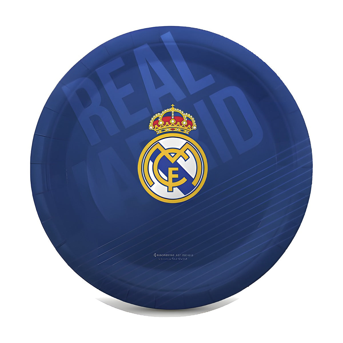 Platos Cartón Real Madrid Escudo Azul Marino 23 cm 8 uds