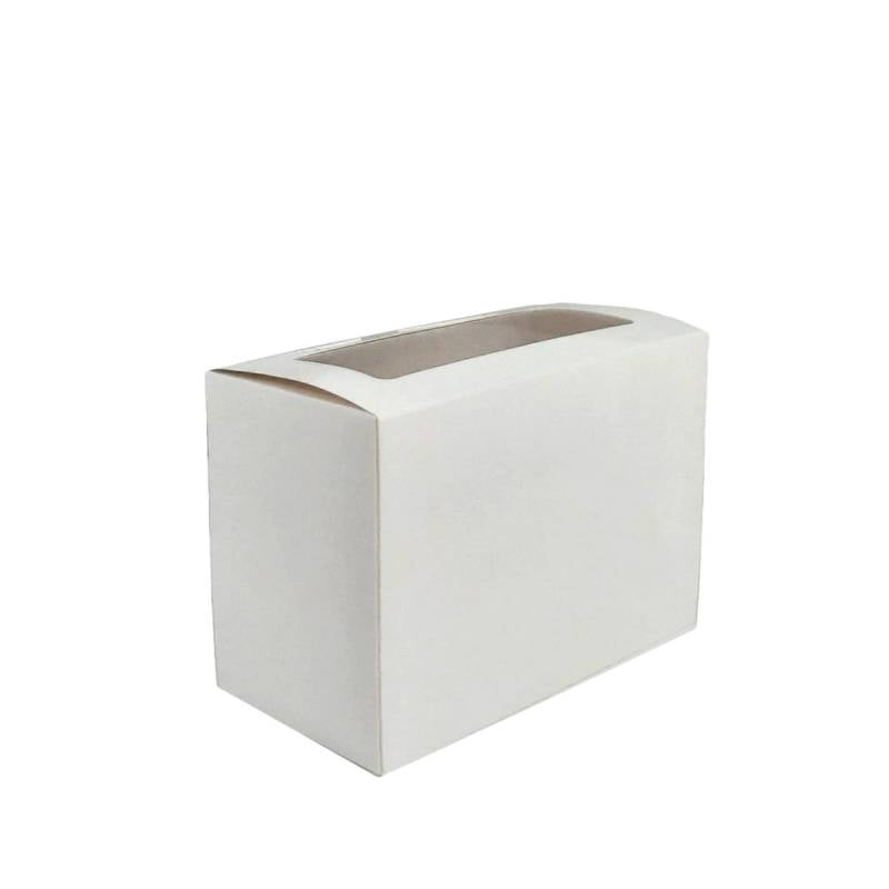 Caja para 2 Cupcakes Blanca