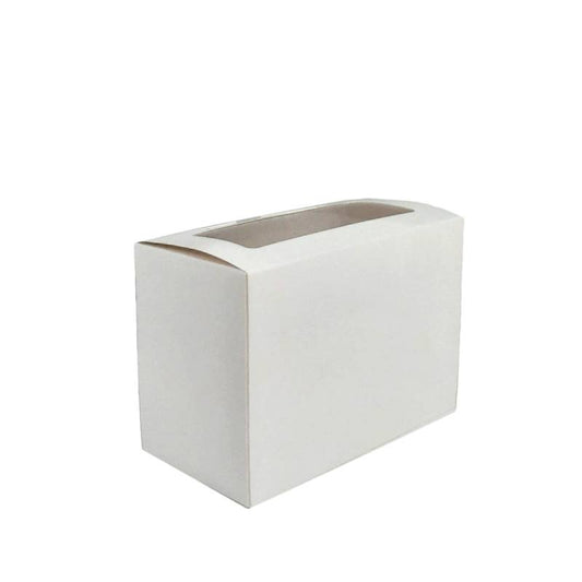 Caja para 2 Cupcakes Blanca
