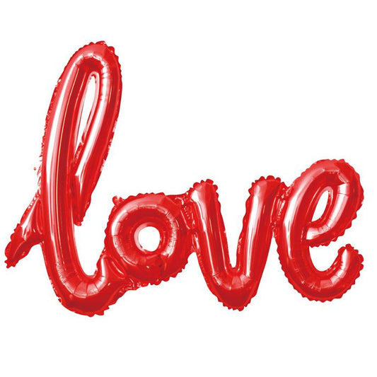 Globo Foil Love Rojo