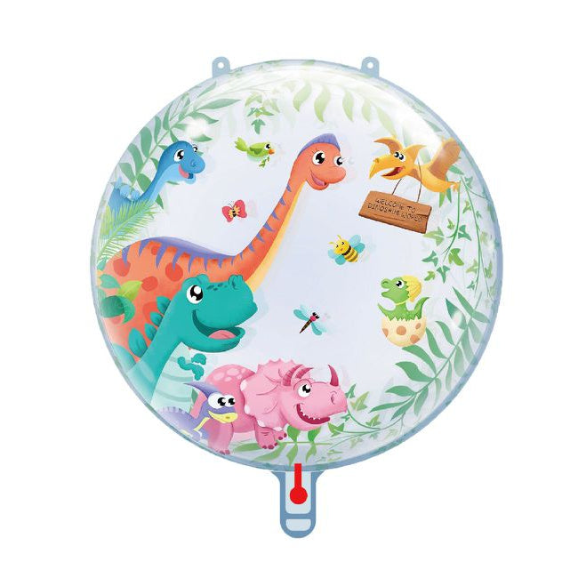 Globo Burbuja Dinosaurio 45 cm