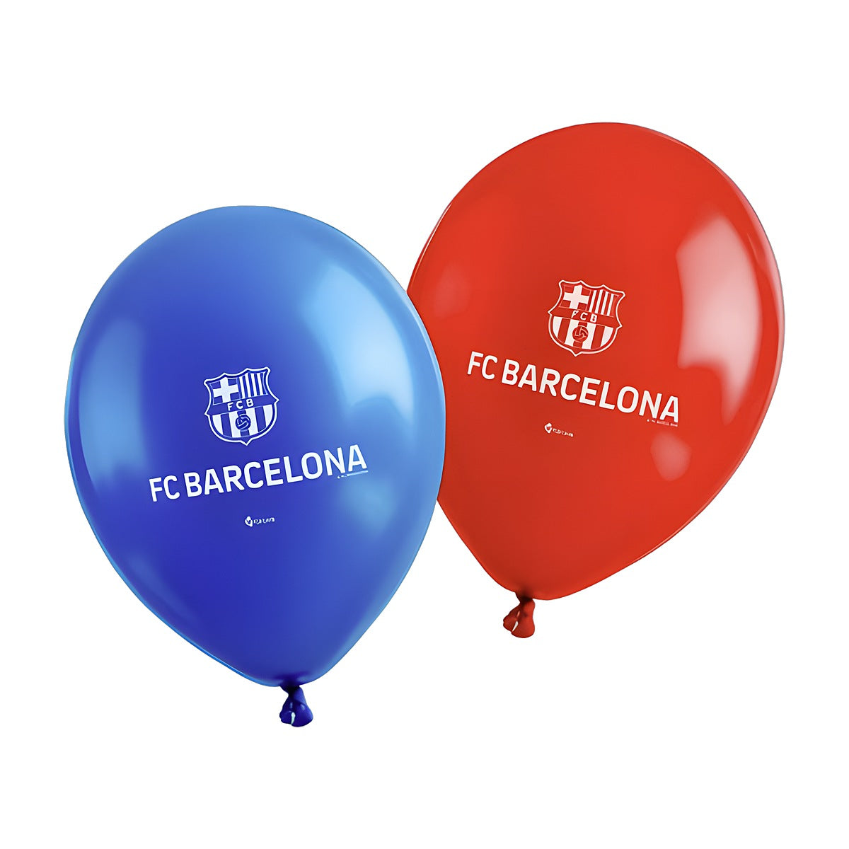 Globos Látex FC Barcelona Azul y Rojo 30 cm 6 uds