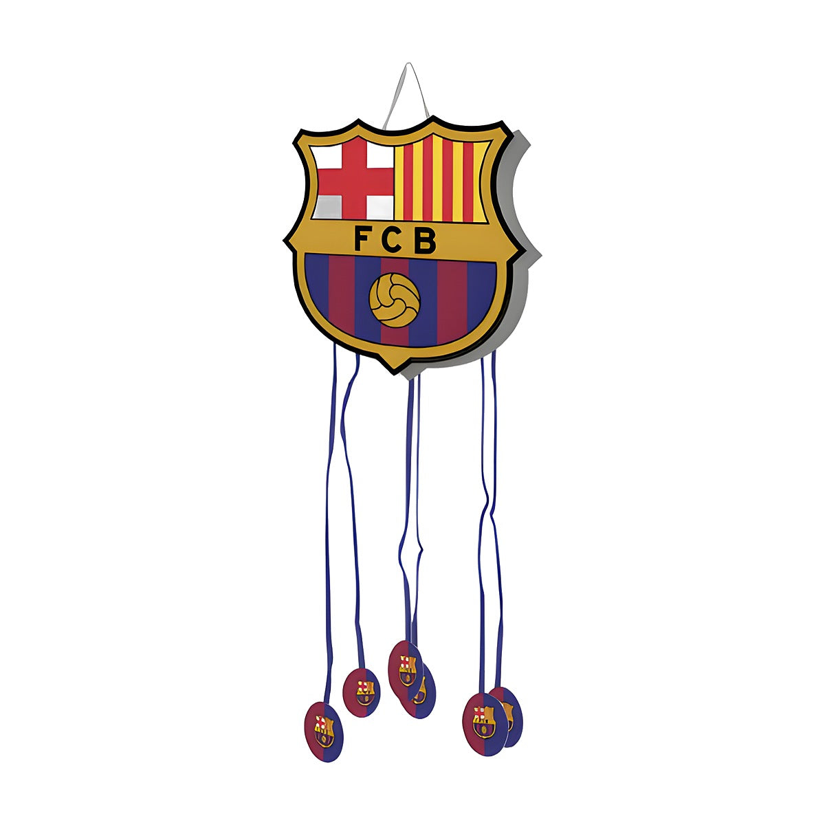 Piñata Escudo Oficial FC Barcelona 40 x 40 cm