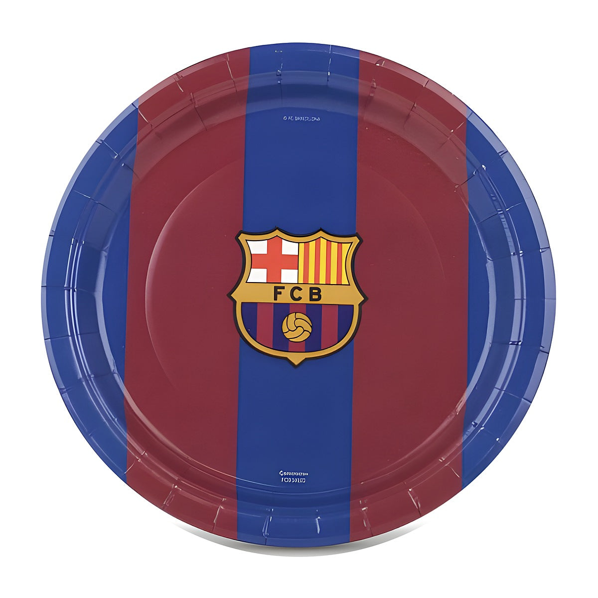 Platos FC Barcelona Franjas Blaugrana 18 cm 8 uds