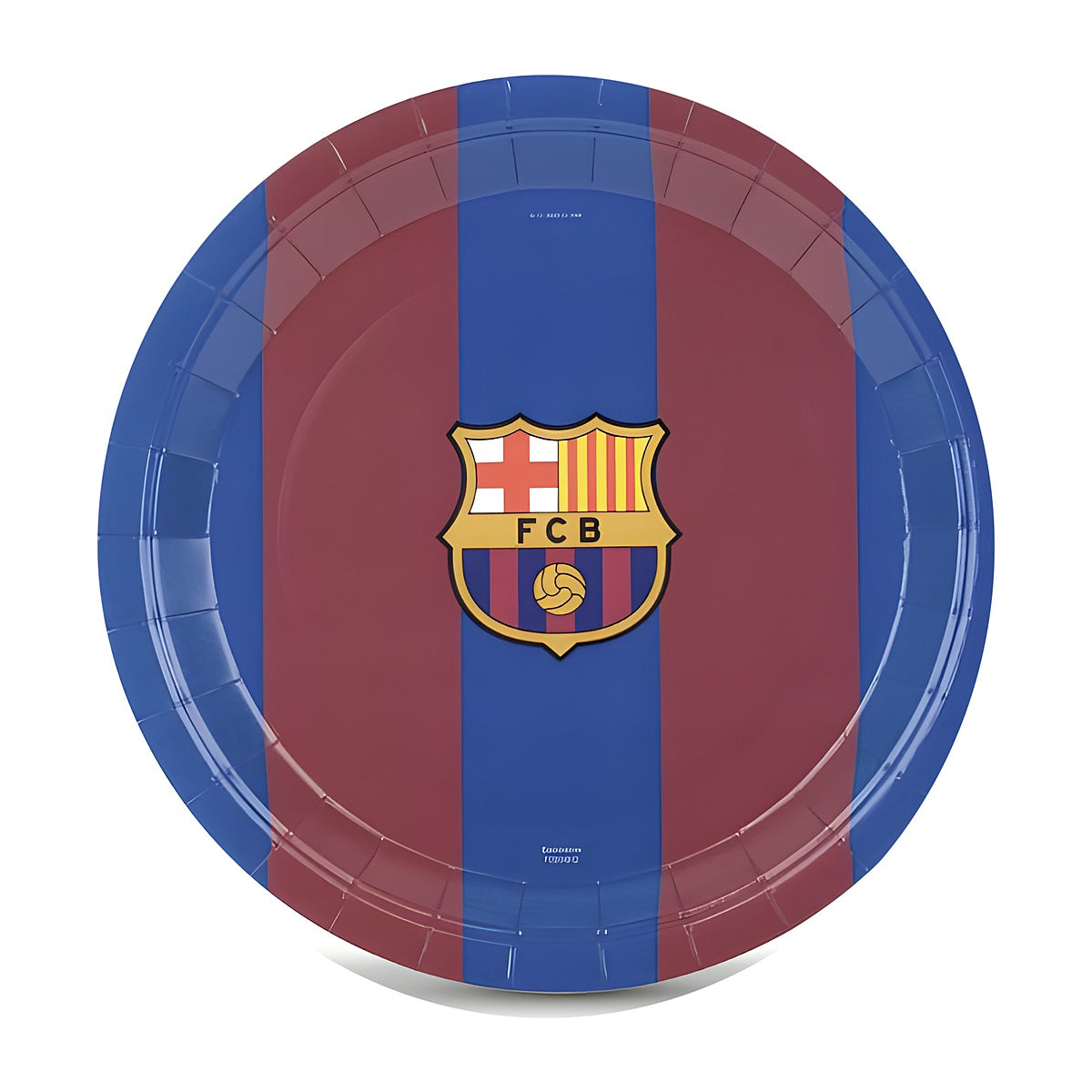 Platos FC Barcelona Franjas Blaugrana 8 uds 23 cm