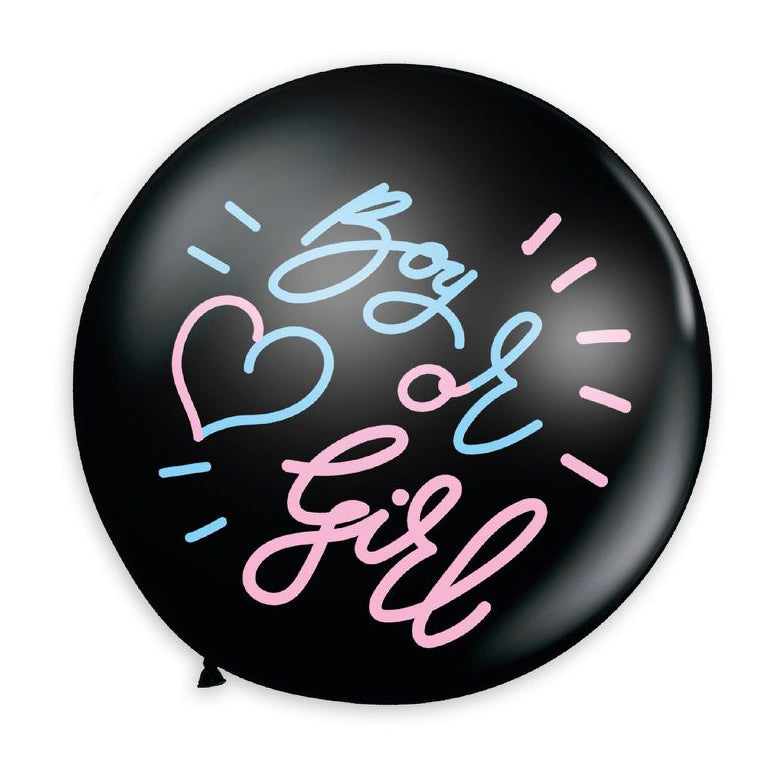 Globo Jumbo Látex XXL Revelación de Género 'Boy or Girl' R36-90cm