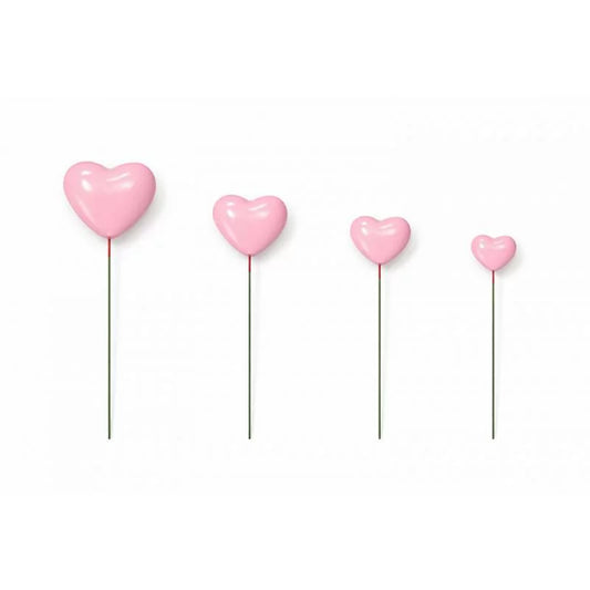 Decoraciones para Tarta de Foam Corazones 20 uds