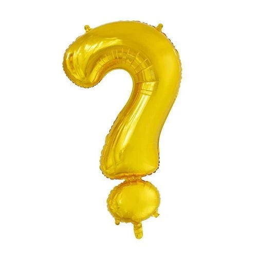 Globo Foil Signo de Interrogación 41cm