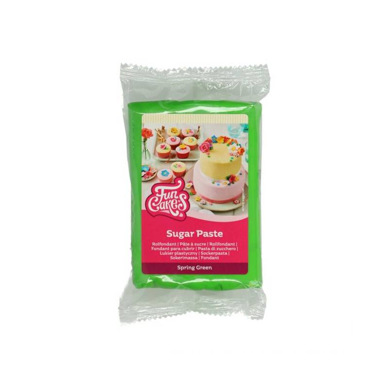 Fondant Funcakes 250 g - Verde primavera - imagen 4