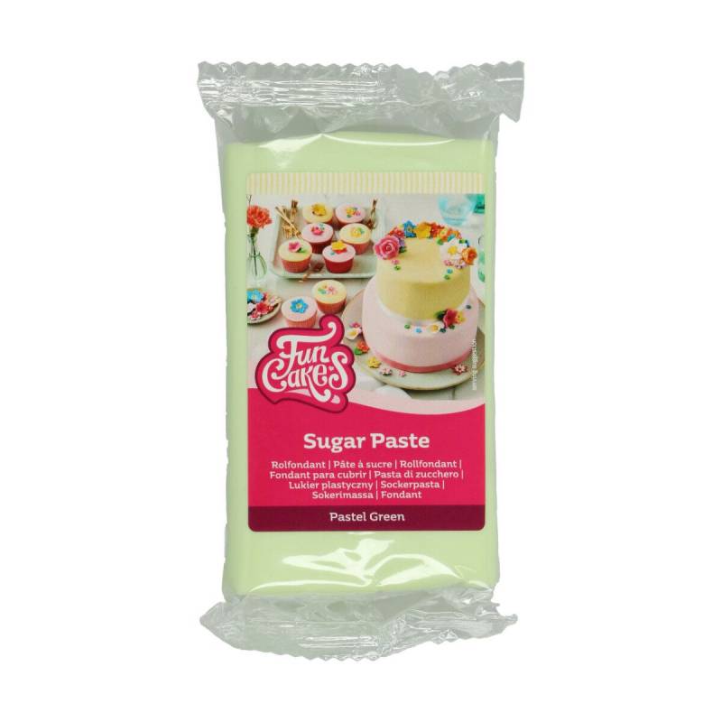 Fondant Funcakes 250 g - Verde pastel - imagen 5
