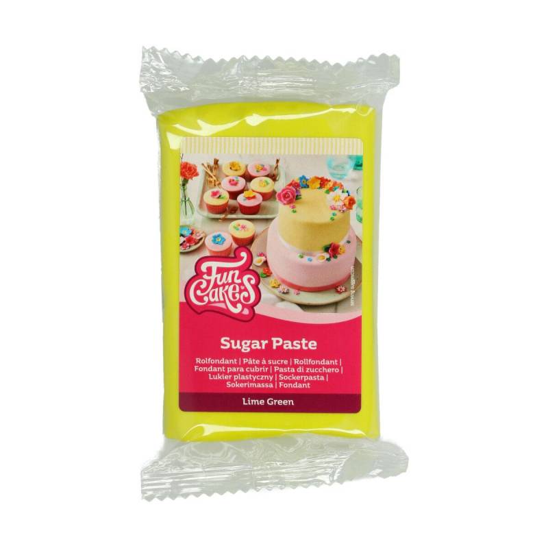 Fondant Funcakes 250 g - Verde lima - imagen 6