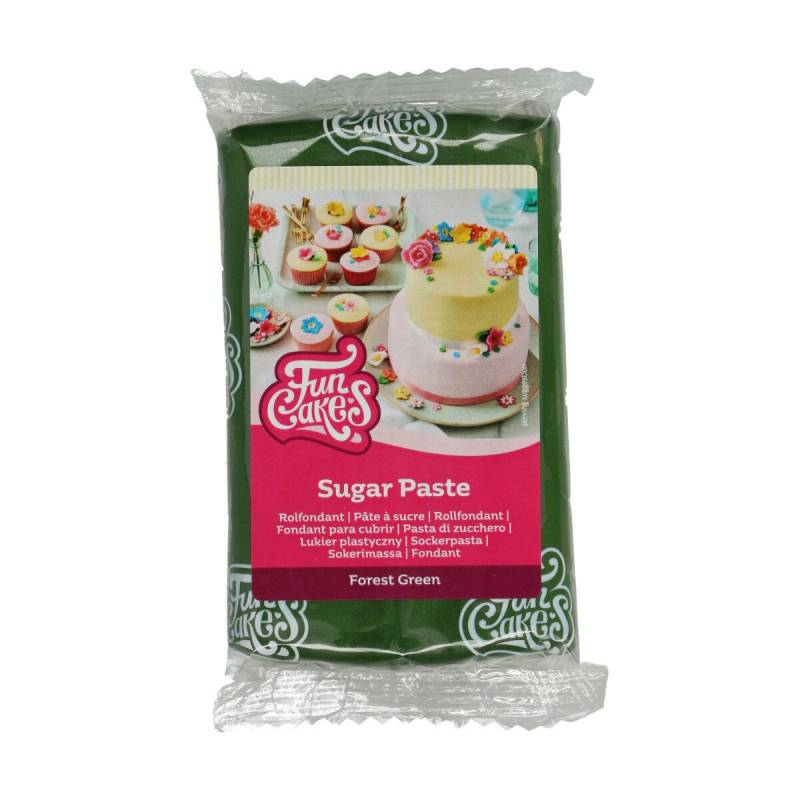 Fondant Funcakes 250 g - Verde bosque - imagen 14