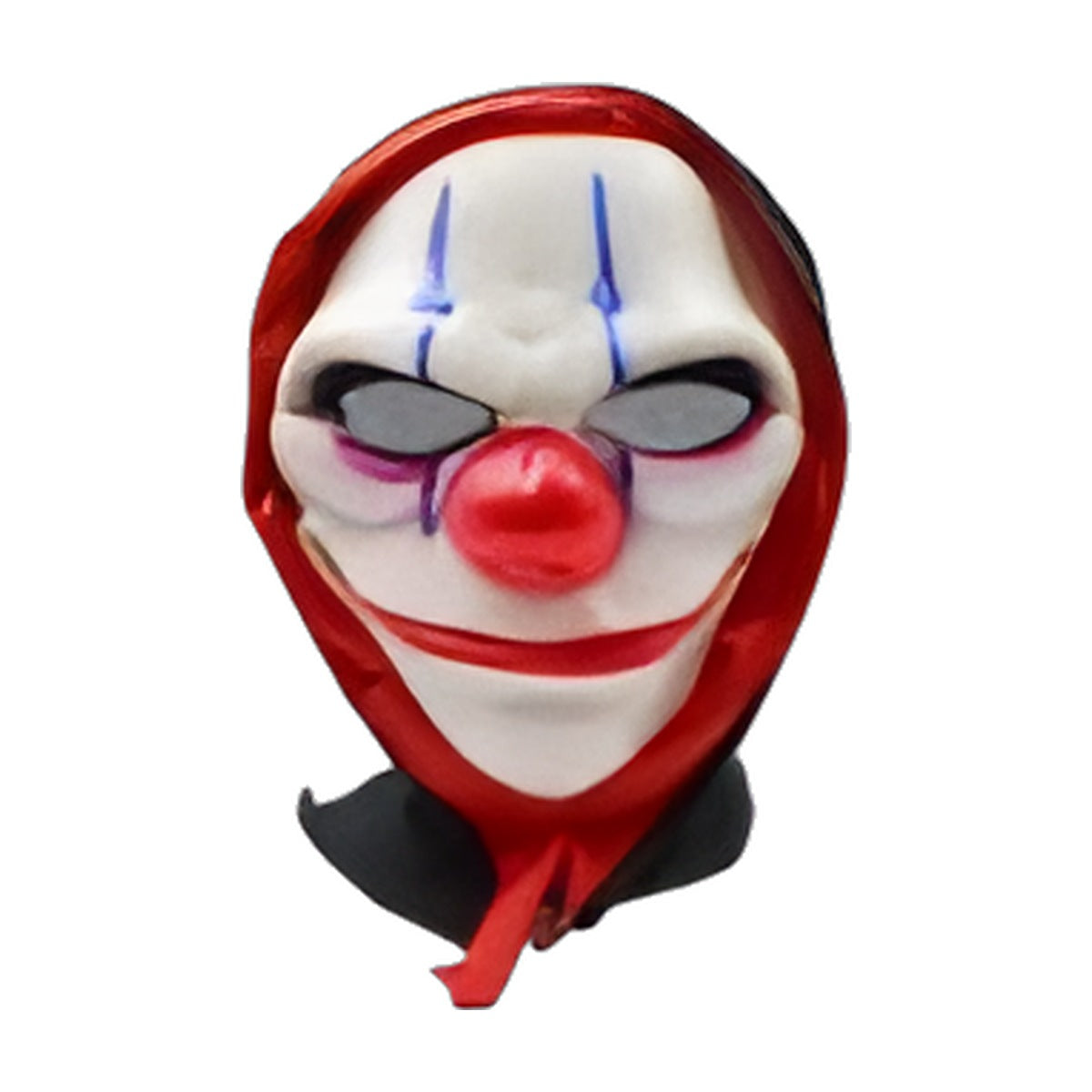 Máscara de Payaso Terrorífico con Capucha 19 x 27 cm