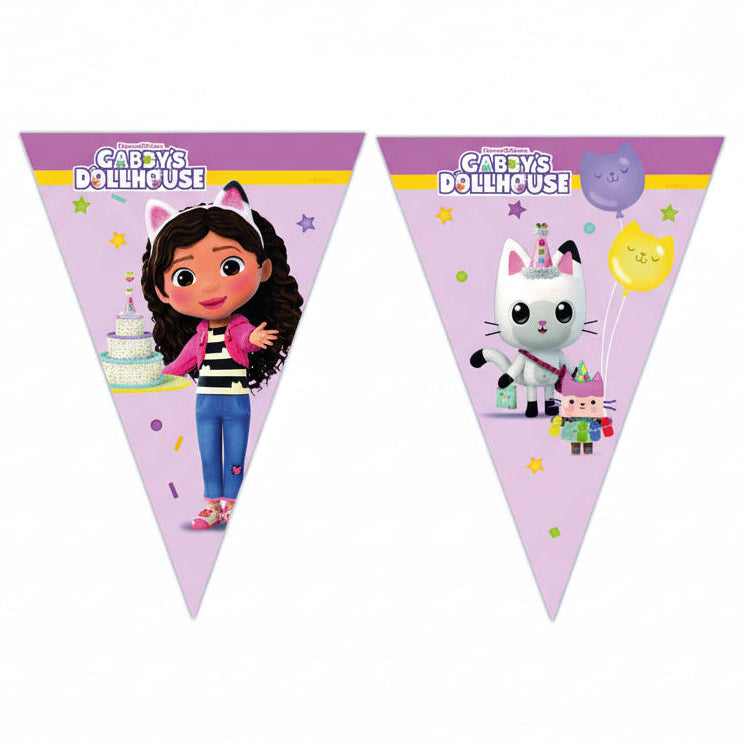 Guirnalda Feliz Cumpleaños Gabby's Dollhouse 1,8m