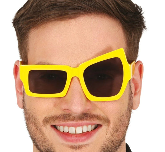 Gafas Amarillas Asimétricas